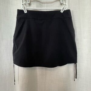 Columbia Sportswear Womens Black Athletic Skirt Skort Sz Lg new without tag